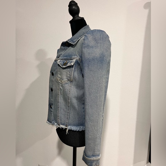 Retrofete Ada Denim Jacket features Puffed sleeves - Picture 3 of 8